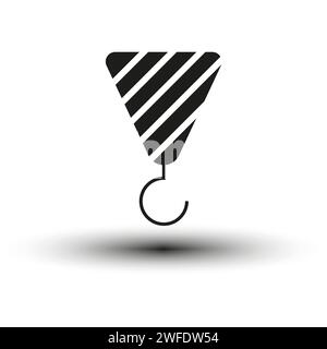 Symbol Kranbau. Vektorabbildung. EPS 10. Rohbild. Stock Vektor