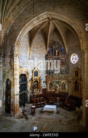 Ziortza-Bolibar, im Zenarruza-Kloster auf dem Camino del Norte, spanischer Pilgerweg nach Santiago de Compostela, einem UNESCO-Weltkulturerbe, Stockfoto