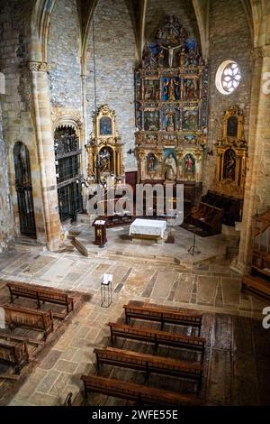 Ziortza-Bolibar, im Zenarruza-Kloster auf dem Camino del Norte, spanischer Pilgerweg nach Santiago de Compostela, einem UNESCO-Weltkulturerbe, Stockfoto