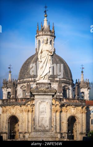 Heiligtum und Basilika Loyola, zwischen den Städten Azpeitia und Azcoitia, Spanien. Der Loyola-Schrein und die basilika oder Loiolako basilika ist ein Monumental Stockfoto