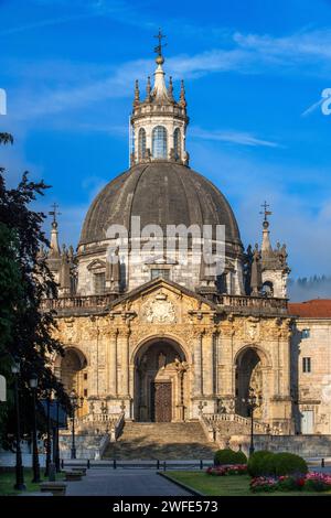 Heiligtum und Basilika Loyola, zwischen den Städten Azpeitia und Azcoitia, Spanien. Der Loyola-Schrein und die basilika oder Loiolako basilika ist ein Monumental Stockfoto