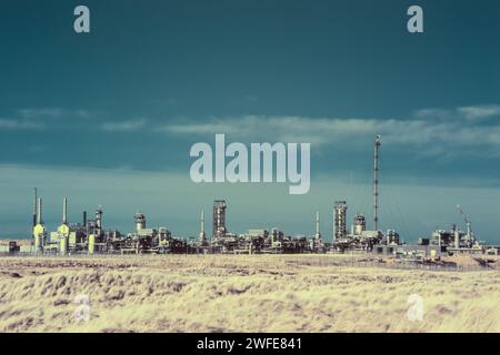 st fergus Gasterminal aberdeenshire schottland. Stockfoto