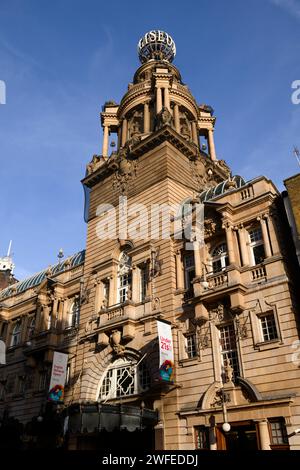 Außenansicht des London Coliseum, St Martin's Lane, London, Großbritannien. Januar 2024 Stockfoto