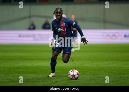 München, Deutschland. 30. Januar 2024. Tabitha Chawinga (Paris Saint-Germain, Nr. 22). FC Bayern München Frauen gegen Paris Saint-Germain, Fussball Champions League Frauen, Gruppenphase, 6. Spieltag, Saison 2023/2024, 30.01.2024. Foto: Eibner-Pressefoto/Heike feiner Credit: dpa/Alamy Live News Stockfoto