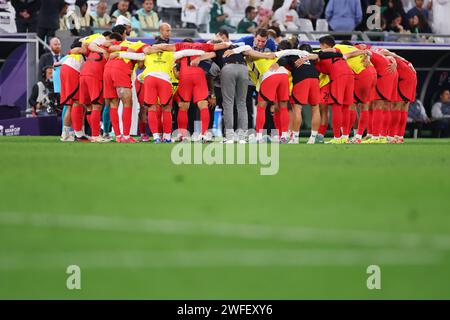 Al Rayyyan, Katar. 30. Januar 2024. Südkorea Team Gruppe (KOR) Fußball/Fußball : AFC Asienmeisterschaft Katar 2023 Achtelfinale zwischen Saudi Arabien 1(2-4)1 Südkorea im Education City Stadium in Al Rayyan, Katar. Quelle: Naoki Morita/AFLO SPORT/Alamy Live News Stockfoto