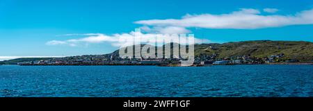 Stadt an der Küste, Saint Pierre, Neufundland, Kanada Stockfoto