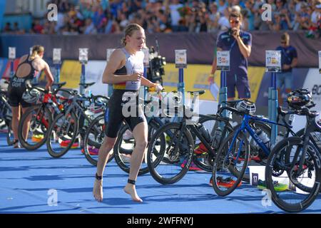 Laura Lindemann (Deutschland). Triathlon-Damen. Europameisterschaften München 2022 Stockfoto