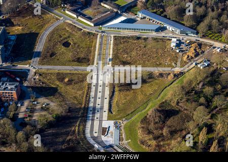 Luftbild, Ostpark Quartier Feldmark, Baustelle ehemaliger Alter Friedhof, Altenbochum, Bochum, Ruhrgebiet, Nordrhein-Westfalen, Deutschland ACHTUNGxMINDESTHONORARx60xEURO *** Luftaufnahme, Ostpark Quartier Feldmark, Baustelle ehemaliger alter Friedhof, Altenbochum, Bochum, Ruhrgebiet, Nordrhein-Westfalen, Deutschland ATTENTIONxMINDESTHONORARx60xEURO Stockfoto