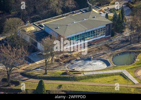 Luftbild, WasserWelten Bochum - Hallenfreibad Baustelle, Langendreer, Bochum, Ruhrgebiet, Nordrhein-Westfalen, Deutschland ACHTUNGxMINDESTHONORARx60xEURO *** Luftansicht, WasserWelten Bochum Innenpool Baustelle, Langendreer, Bochum, Ruhrgebiet, Nordrhein-Westfalen, Deutschland ATTENTIONxMINDESTHONORARx60xEURO Stockfoto