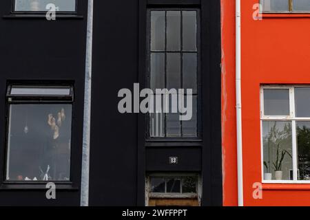 Farbenfrohes Wohngebäude in Reykjavik, Island Stockfoto