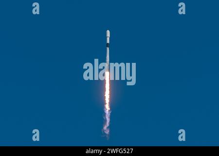 Einführung von SpaceX NG-20 Stockfoto