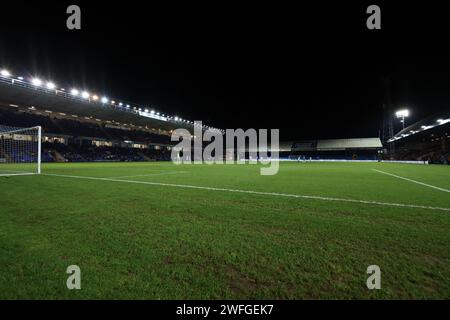 Peterborough, Großbritannien. 30. Januar 2024. Allgemeine Ansicht beim Spiel Peterborough United gegen AFC Wimbledon EFL Trophy im Weston Homes Stadium, Peterborough, Cambridgeshire, am 30. Januar 2024. Quelle: Paul Marriott/Alamy Live News Stockfoto