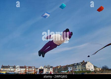 Newbiggin by the Sea Kite Festival Stockfoto