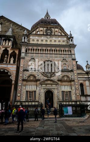 Colleoni-Kapelle, Basilika Santa Maria Maggiore, Bergamo, Lombardei, Italien.√ Stockfoto