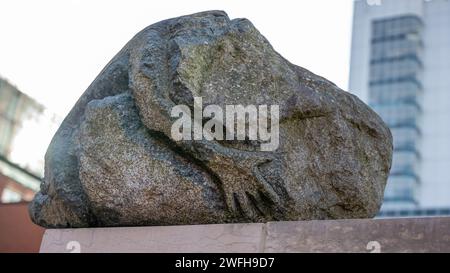 Die Planets sind Kunstwerke und Skulpturen im British Museum, Euston Road, London Stockfoto