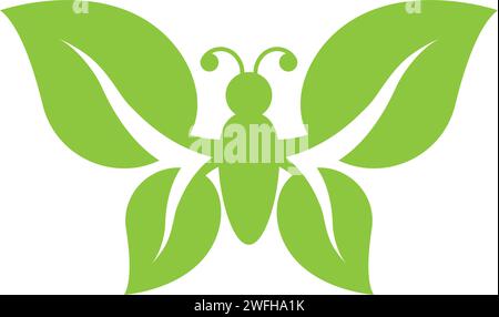 Schönheit Schmetterling Vektor Icon Design Stock Vektor