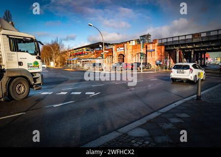 Berlin Pankow OT Wilhelmsruh S-Bahnhof Wilhelmsruh, Bestandteil der zukünftigen Heidekrautbahn Strecke - 31.01.2024 Berlin Pankow *** Berlin Pankow OT Wilhelmsruh S Wilhelmsruh Bahnhof, Teil der zukünftigen Heidekrautbahn Linie 31 01 2024 Berlin Pankow Stockfoto