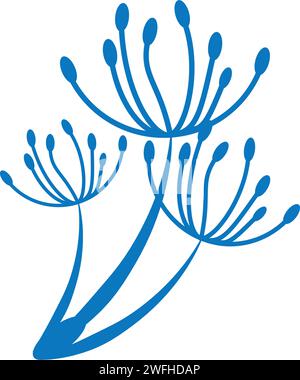 Löwenzahn vektor Icon Design vorlage Stock Vektor