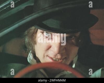 Uhrwerk Orange (Warner Brothers, 1971) mit Malcolm McDowell und Patrick Magee. Regie: Stanley Kubrick. Stockfoto