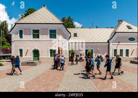 Bahnhof von Collalbo, Ritten-Hochplateau (Bahnhof Ritten), Bozen, Südtirol, Trentino Südtirol, Norditalien, Europa, 13. Juni 2023 Stockfoto