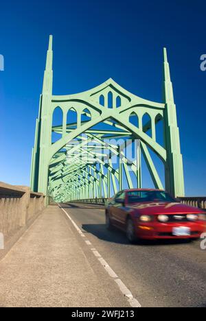 Coos Bay Bridge, North Bend, Pacific Coast Scenic Byway, Oregon Stockfoto