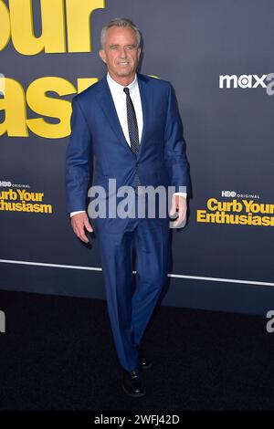 Robert F. Kennedy Jr. bei der Premiere der 12. Staffel der HBO Serie begrenzen Sie Ihre Begeisterung / Lass es, Larry im DGA Theater Complex. Los Angeles, 30.01.2024 *** Robert F Kennedy Jr. Bei der Premiere der 12. Staffel der HBO-Serie begrenzen Sie Ihren Enthusiasmus Let IT Go, Larry im DGA Theater Complex Los Angeles, 30 01 2024 Foto:xD.xStarbuckx/xFuturexImagex larry 4218 Stockfoto