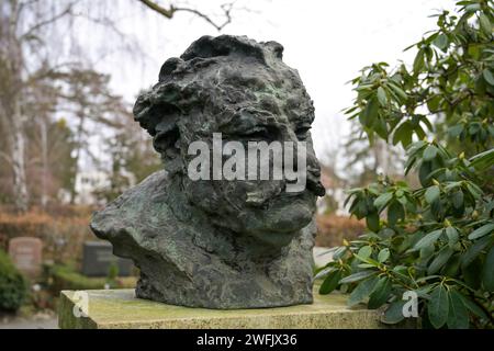 Schnappen Sie Sich Heinrich George, Friedhof Zehlendorf, Onkel-Tom-Straße, Zehlendorf, Berlin, Deutschland Stockfoto