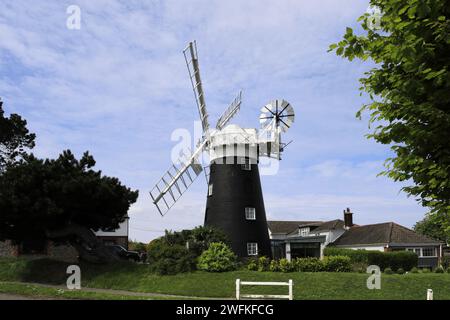 Die Windmühle Stow, Mundesley Village, North Norfolk, England, Großbritannien Stockfoto