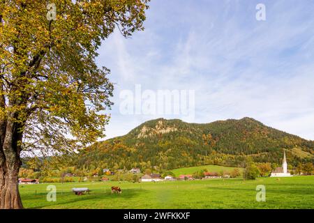 Kirche St. Leonhard in Fischhausen Stockfoto