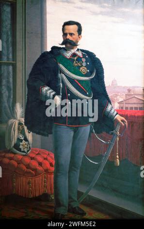 KÖNIG UMBERTO I. VON ITALIEN (1844–1900) gemalt 1878 Stockfoto