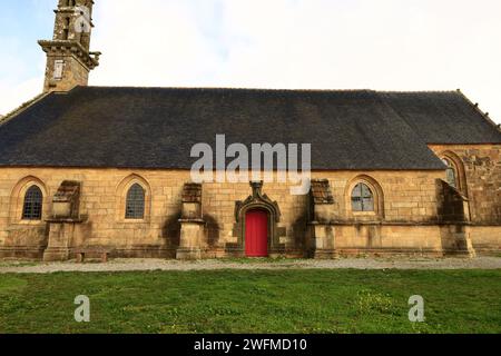 Die Kapelle Notre-Dame von Rocamadour befindet sich in Camaret-sur-Mer auf der Halbinsel Crozon Stockfoto