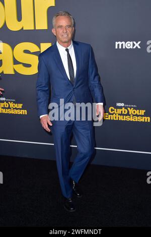 Robert F. Kennedy Jr. bei der Premiere der 12. Staffel der HBO Serie „Curb Your enthusiasm / Lass es, Larry!“ im DGA-Theaterkomplex. Los Angeles, 30.01.2024 Stockfoto