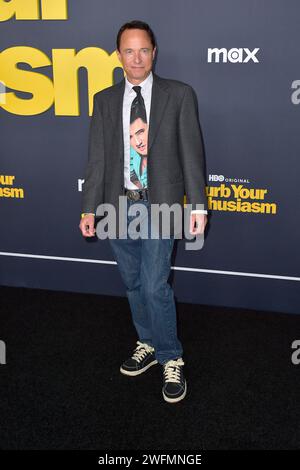 Roger Nygard bei der Premiere der 12. Staffel der HBO Serie „Curb Your enthusiasm / Lass es, Larry!“ im DGA-Theaterkomplex. Los Angeles, 30.01.2024 Stockfoto