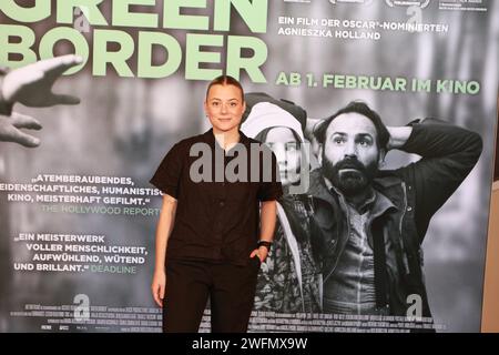 30. Januar 2024, Berlin, Bezirk Charlottenbur, Deutschland: Berlin: Premiere „Grüne Grenze“ im Delphi Filmpalast. (Kreditbild: © Simone Kuhlmey/Pacific Press via ZUMA Press Wire) NUR REDAKTIONELLE VERWENDUNG! Nicht für kommerzielle ZWECKE! Stockfoto