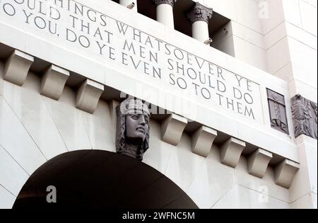 Elks Lodge Nr. 99, Art Deco, Architektur, Gebäude, Innenstadt, los Angeles, Kalifornien, USA Stockfoto