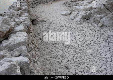 embalse de Gorg Blau, Escorca, Mallorca, Balearen, Spanien Stockfoto