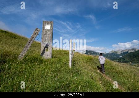 valle de Belagua, Isaba, Navarra, Spanien, Europa Stockfoto