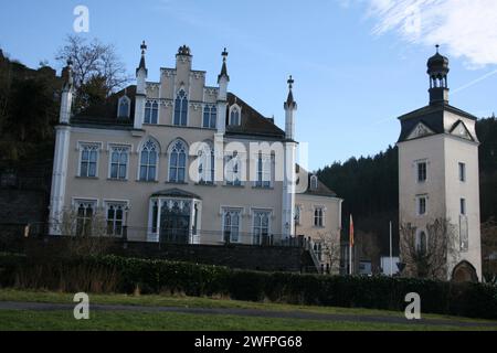 Schloss Sayn Stammsitz der Familie zu Sayn-Wittgenstein *** Schloss Sayn Stammsitz der Familie Sayn Wittgenstein Copyright: XStopperx/xEibner-Pressefotox EP asr Stockfoto