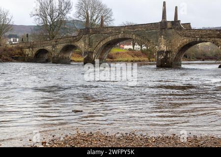 General George Wade’s Bridge in Aberfeldy wurde 1733 gebaut Stockfoto