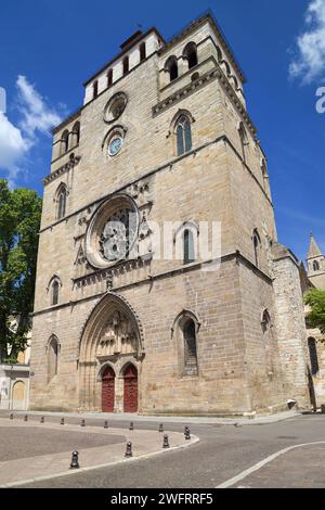 Kathedrale von Saint-Etienne in Cahors, Okzitanien, Frankreich. Stockfoto