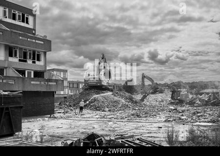 Coraline Walk in Thamesmead SE2 wurde 2020 abgerissen Stockfoto