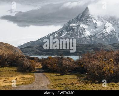 paisajes y miradores de torres del paine Stockfoto