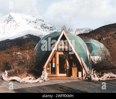 paisajes y miradores de torres del paine Stockfoto