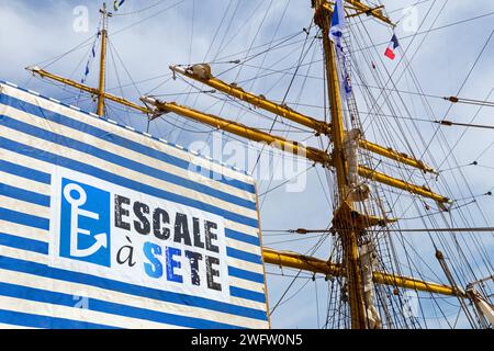 Escale a Sete 2022 : Tag der maritimen Traditionen des Hafens von Sete. Occitanie, Frankreich Stockfoto