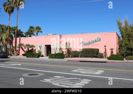 Tropicale Restaurant, Palm Springs, Kalifornien Stockfoto