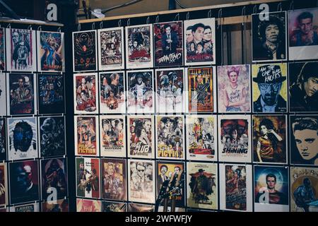 Covent Garden Stand in London am 24. Oktober 2017 Stockfoto