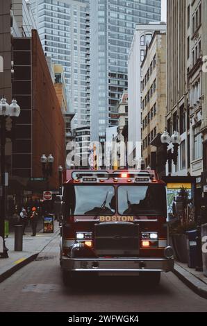 Foto in der Innenstadt von Boston, USA, am 12. februar 2020 Stockfoto