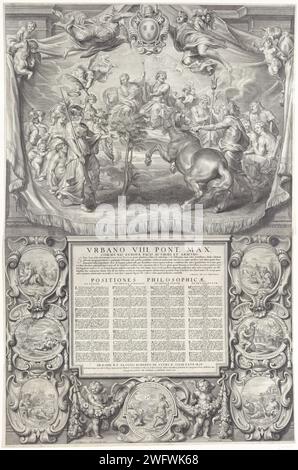 Werbedruck von Charles de La Vieuville, 1636, Positiones Philosophicæ