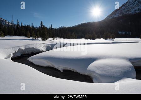 Lower Aneroid Basin, Eagle Cap Wilderness, Oregon. Stockfoto