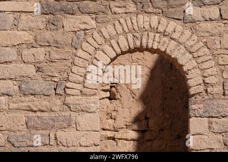 Das Kloster von Anba Hatre, auch bekannt als St. Simeon, Assuan, Ägypten Stockfoto